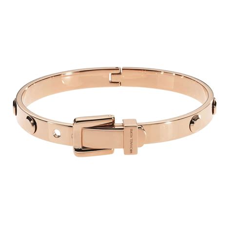 michael kors astor buckle bangle rose gold uk|Michael Kors MKJ1821 Rose Gold Astor Buckle Bangle Bracelet.